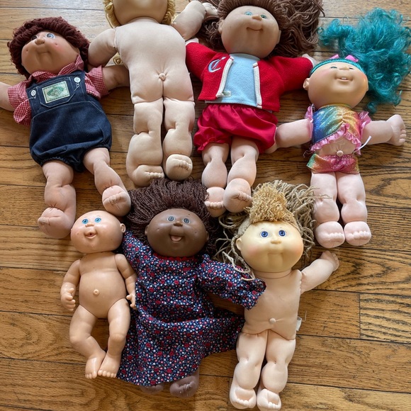 7 Cabbage Patch Kids Toy Dolls Lot Collection Coleco Vintage CPK Boy Girls Rare - Picture 8 of 9